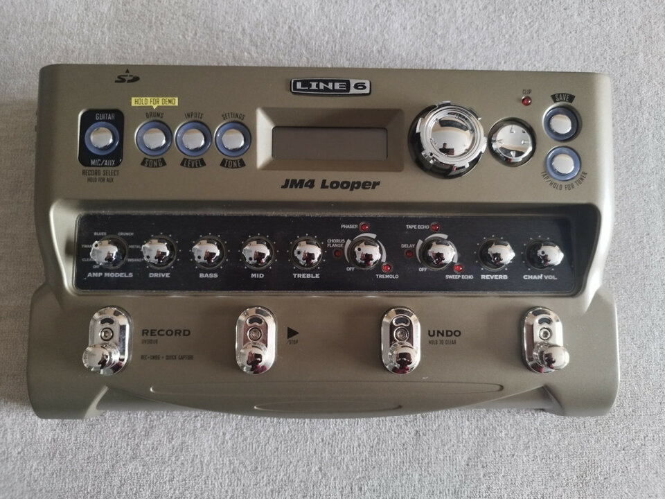 Pedal looper para guitarra LINE6 JM4 LOOPER