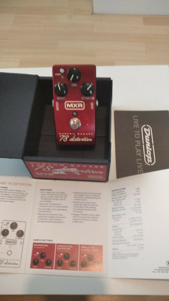 MXR Custom Badass 78 Distortion