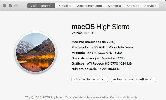 Ordenador Mac Pro 5.1 de segunda mano · Foto 2 de 3 · Barcelona · 500 €