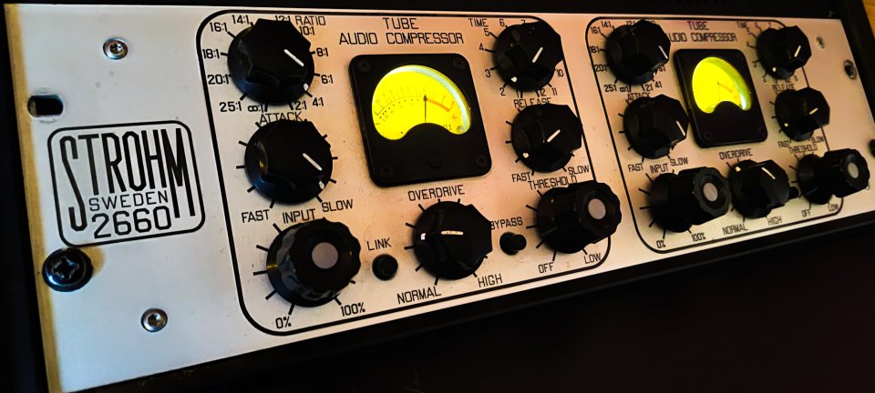 Strohm 2660 Variable-Mu. StereoTube Compressor. 2 Fairchild 660