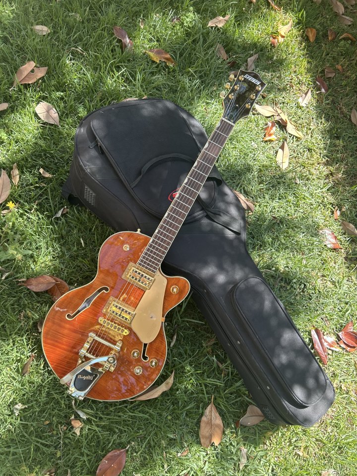 Gretsch Broadkaster JR Flame Okoume limited edition de segunda mano · Foto 6 de 7 · Barcelona · 900 €