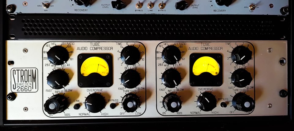 Strohm 2660 Variable-Mu. StereoTube Compressor. 2 Fairchild 660