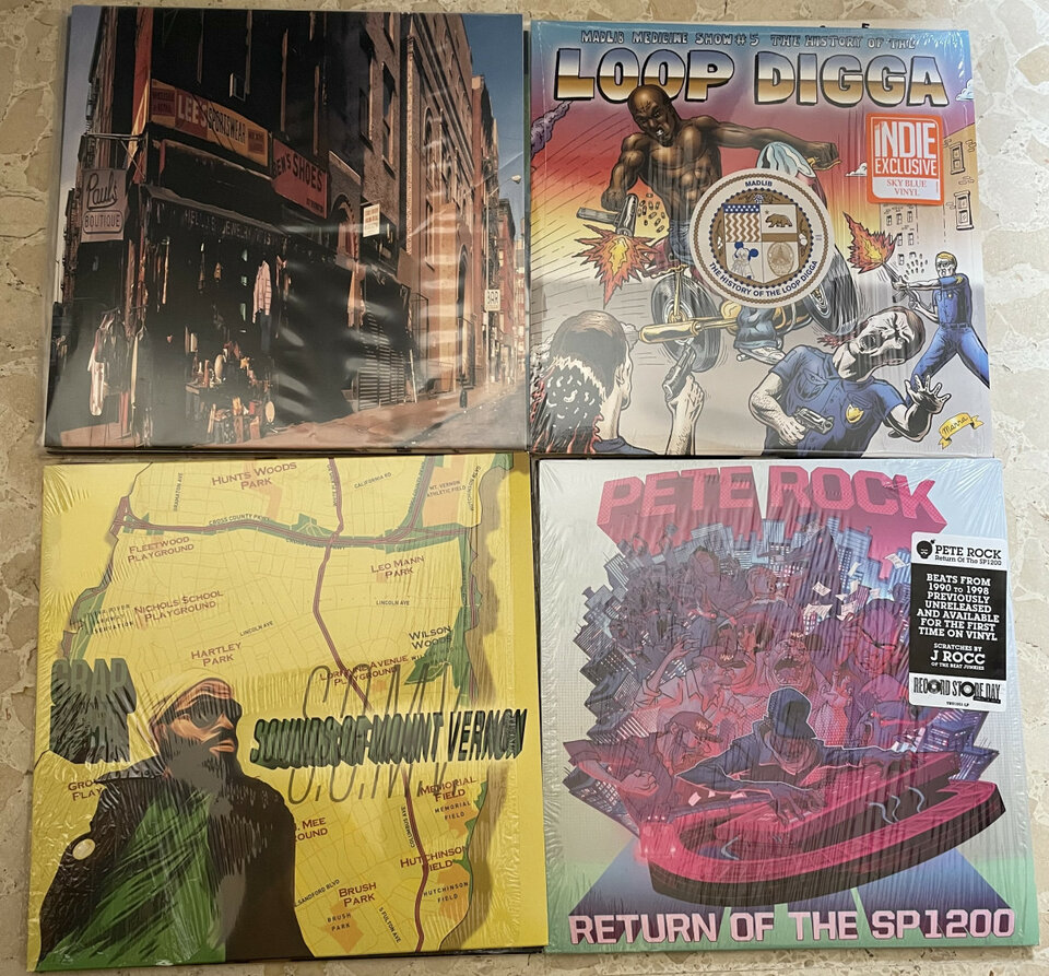 Lote 12 vinilos hiphop