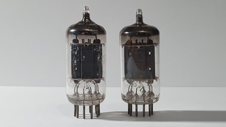 Válvula Siemens & Halske Long Plate NOS ECC83 previo 12AX7 Tubo HiFi Phono