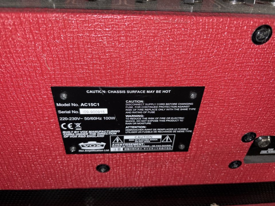 Vox AC15C1 15W Combo a Válvulas de segunda mano · Foto 3 de 6 · Málaga · 450 €
