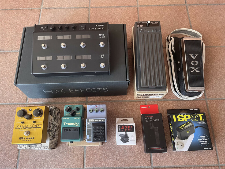 Pedales HX EFFECTS Ibanez BOSS VOX