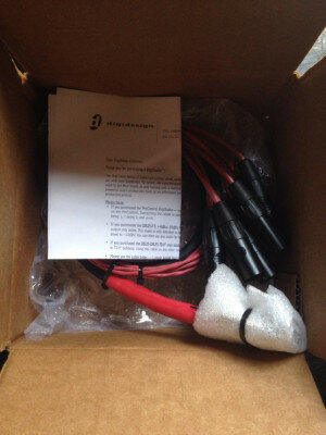 2 mangueras AVID DB25-XLRM (1,2m)