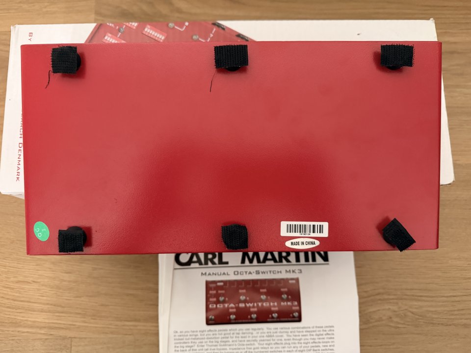 Controladora Carl Martin Octaswitch MK3