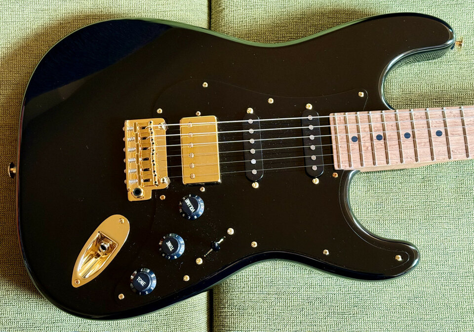 Guitarra eléctrica SUHR MATEUS ASATO SIGNATURE CLASSIC S MN Black Gloss