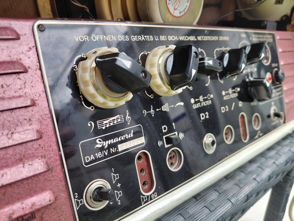 Dynacord da16 de 1960