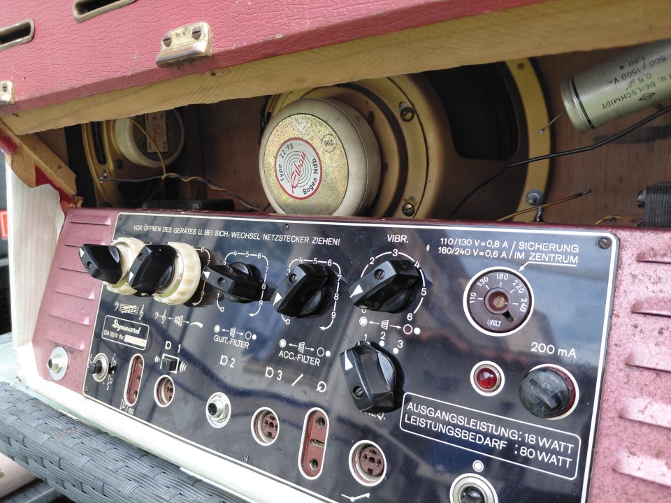 Dynacord da16 de 1960