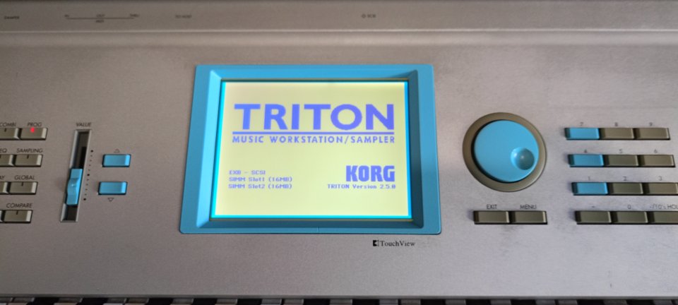 Korg Tritón Scsi+Memoria