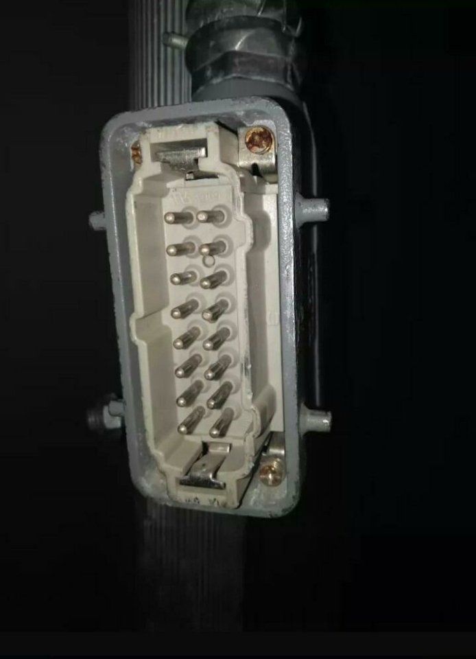 Barra harting para iluminación