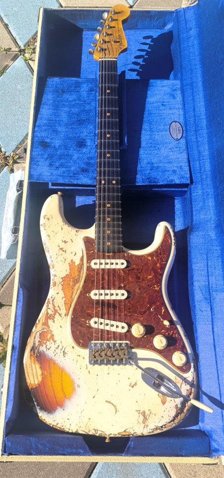 Fender custom 1963 Stratocaster Super heavy relic ¡NUEVA!