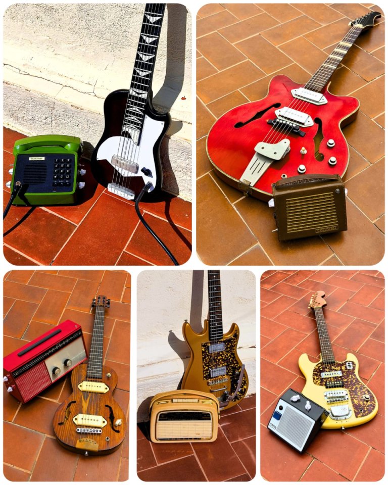 Amps de guitarra hechos con radios transistor vintage Zeta Creations de segunda mano · Foto 1 de 10 · Barcelona · 160 €