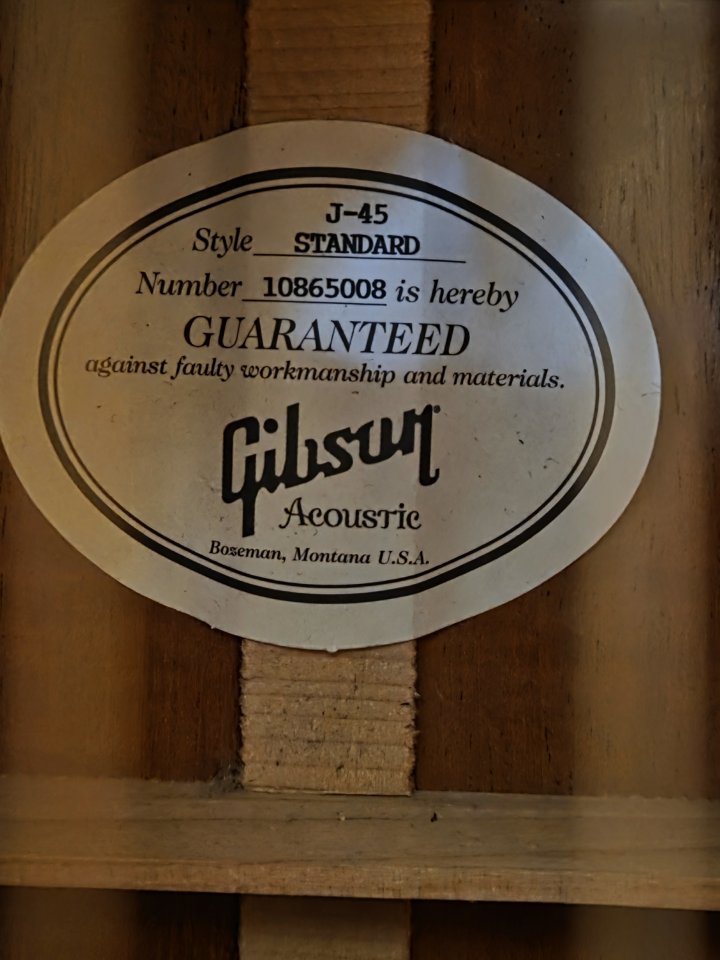 Gibson J-45 Standard de segunda mano · Foto 2 de 10 · Madrid · 1900 €