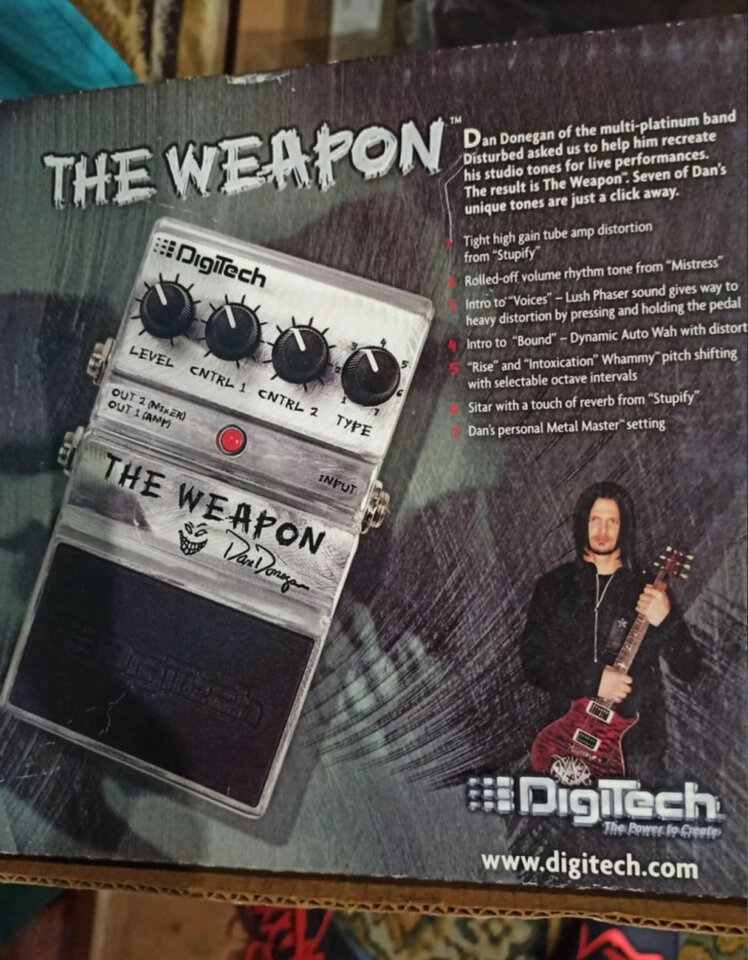 Digitech The Weapon - Disturbed Dan Donegan