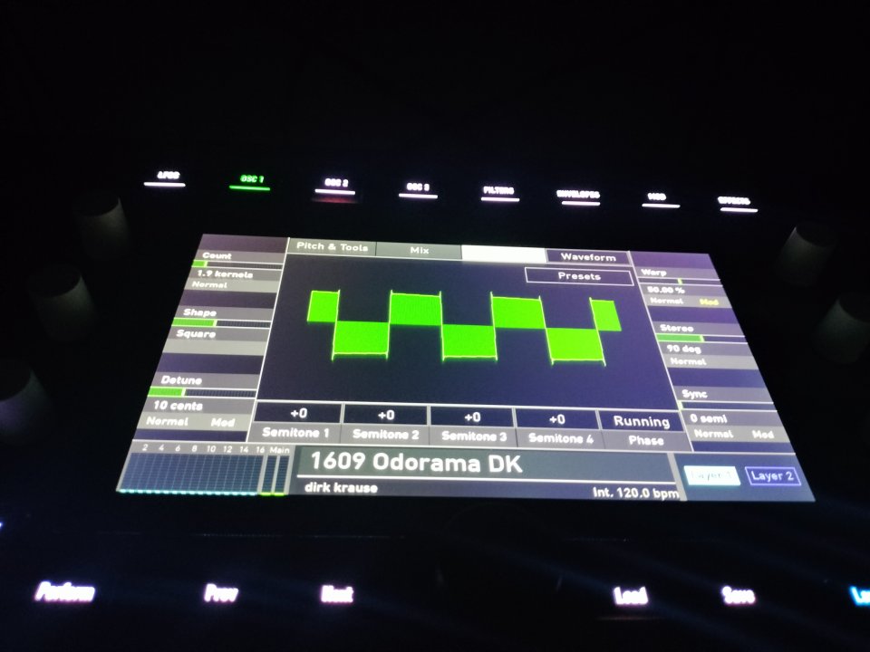 Waldorf iridium keyboard