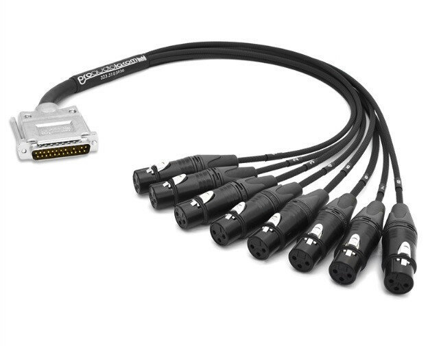 DB25 AES/EBU - XLRF (Yamaha pinout)