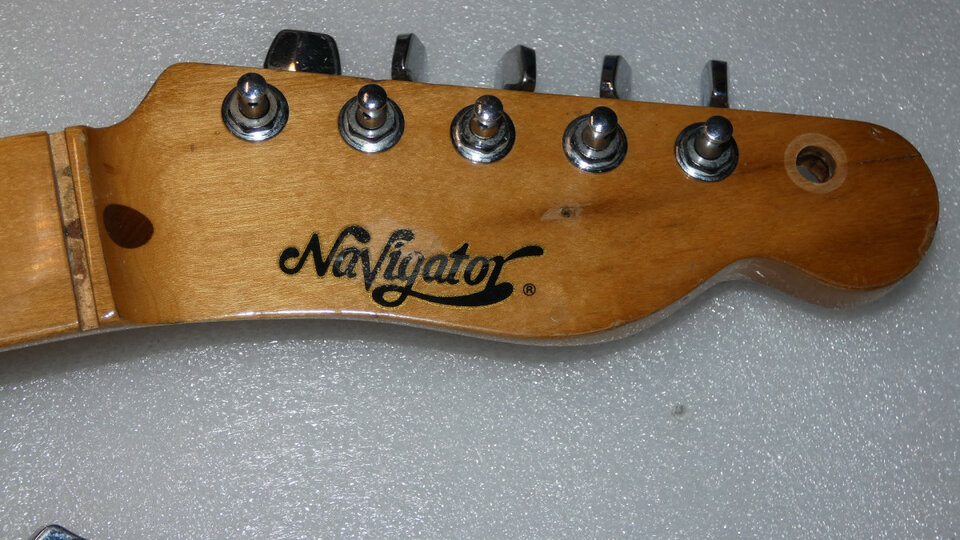 Mástil guitarra Telecaster Navigator ESP + clavijero Gotoh