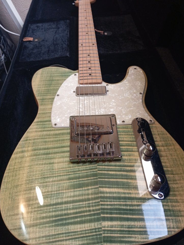 Telecaster Michael Kelly CC 55 Flame Blue