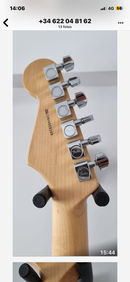 Cambio fender Stratocaster standard usa ( RETIRADA )