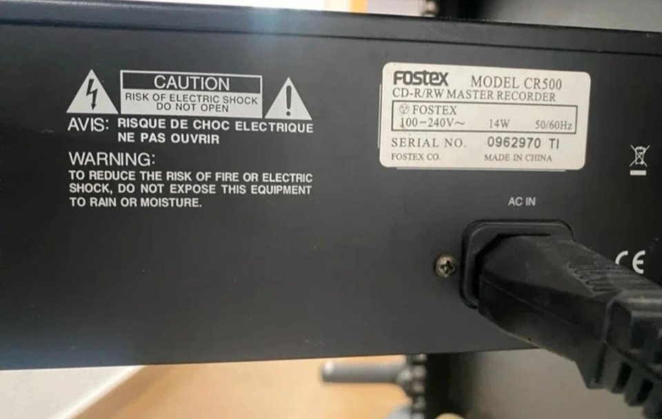 Fostex cr500 de segunda mano · Foto 3 de 4 · Alicante · 300 €