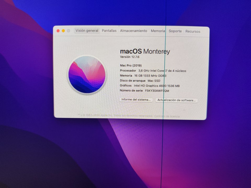 Hakintosh con macOS Monterey y Windows 11 Pro. ideal para diseño, audio y estabilidad. de segunda mano · Foto 5 de 9 · Cádiz · 180 €