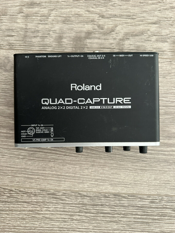 Tarjeta de audio Roland Quad Capture