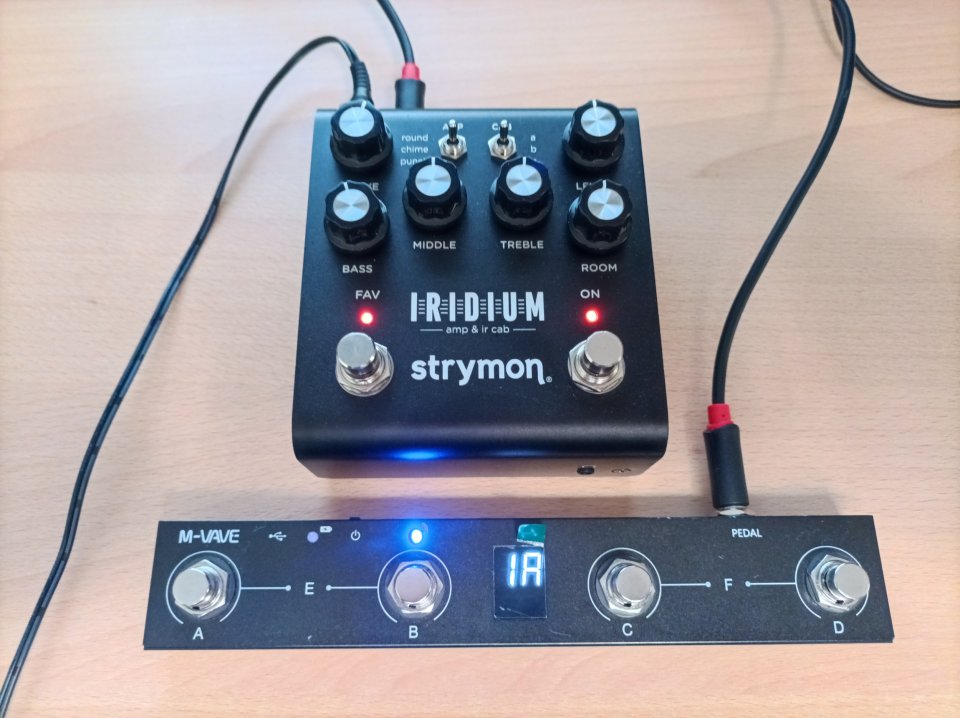 Strymon Iridium en garantía + MWAVE Chocolate(Opcional)