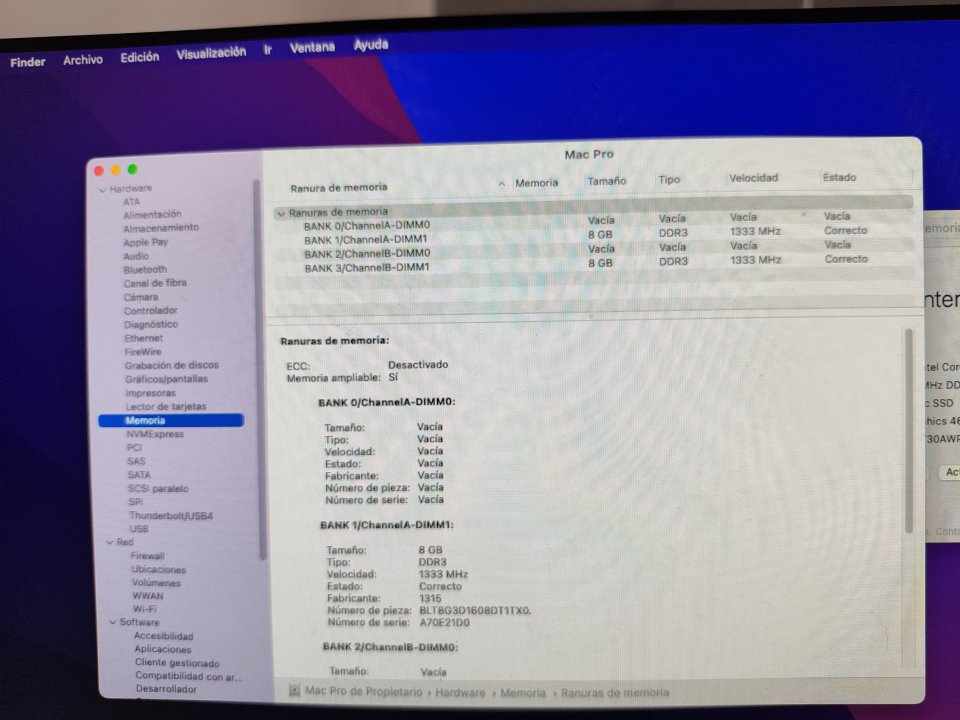 Hakintosh con macOS Monterey y Windows 11 Pro. ideal para diseño, audio y estabilidad. de segunda mano · Foto 8 de 9 · Cádiz · 180 €