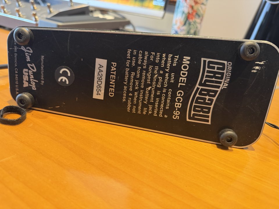 Dunlop Original Cry Baby Wah GCB95