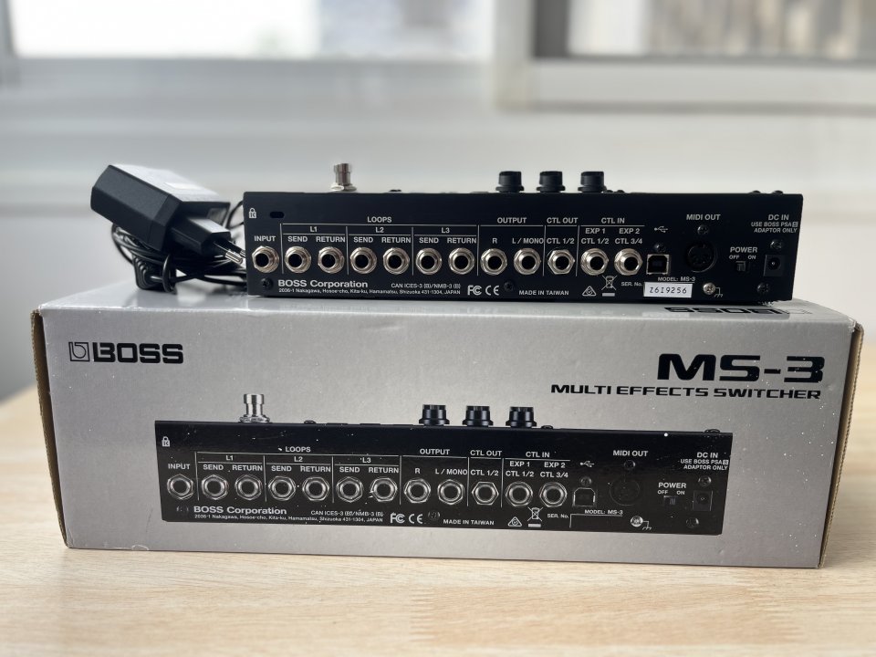 Boss ms3 pedalera controladora