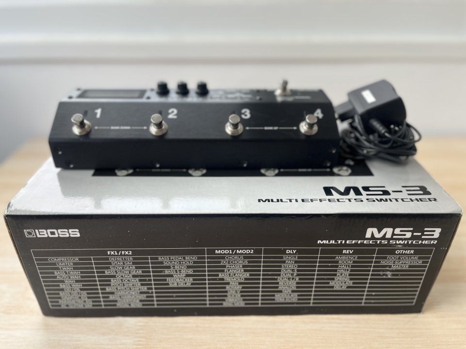 Boss ms3 pedalera controladora