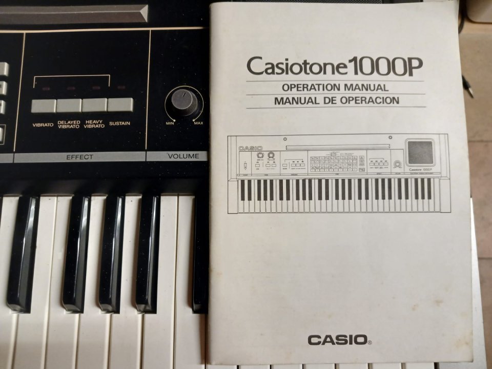 Casio casiotone 1000P DE 1982 de colección vintage digital de segunda mano · Foto 3 de 4 · Lleida · 100 €