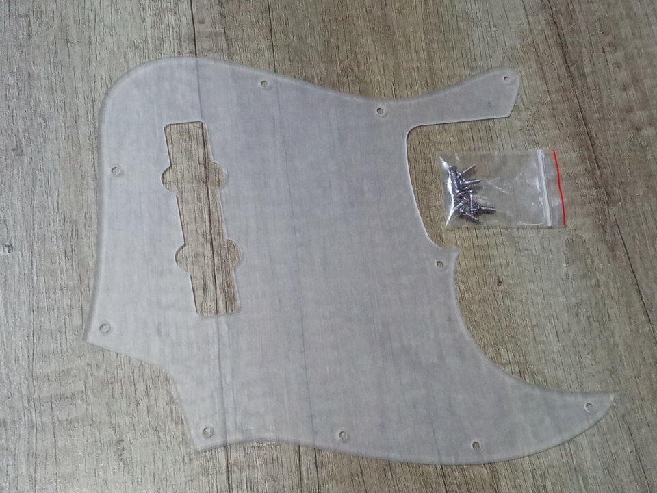 Golpeador transparente bajo JAZZ BASS USA nuevo a estrenar