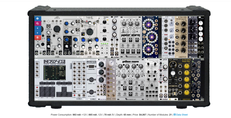 RACK EURORACK COMPLETO