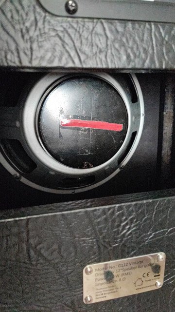 Pantalla HB oversize Eminence y etapa 100w Thunder99