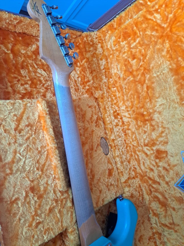 Fender Stratocaster CS 59 Limited Edition Journeyman Seafoam Green de segunda mano · Foto 4 de 10 · Madrid · 3500 €