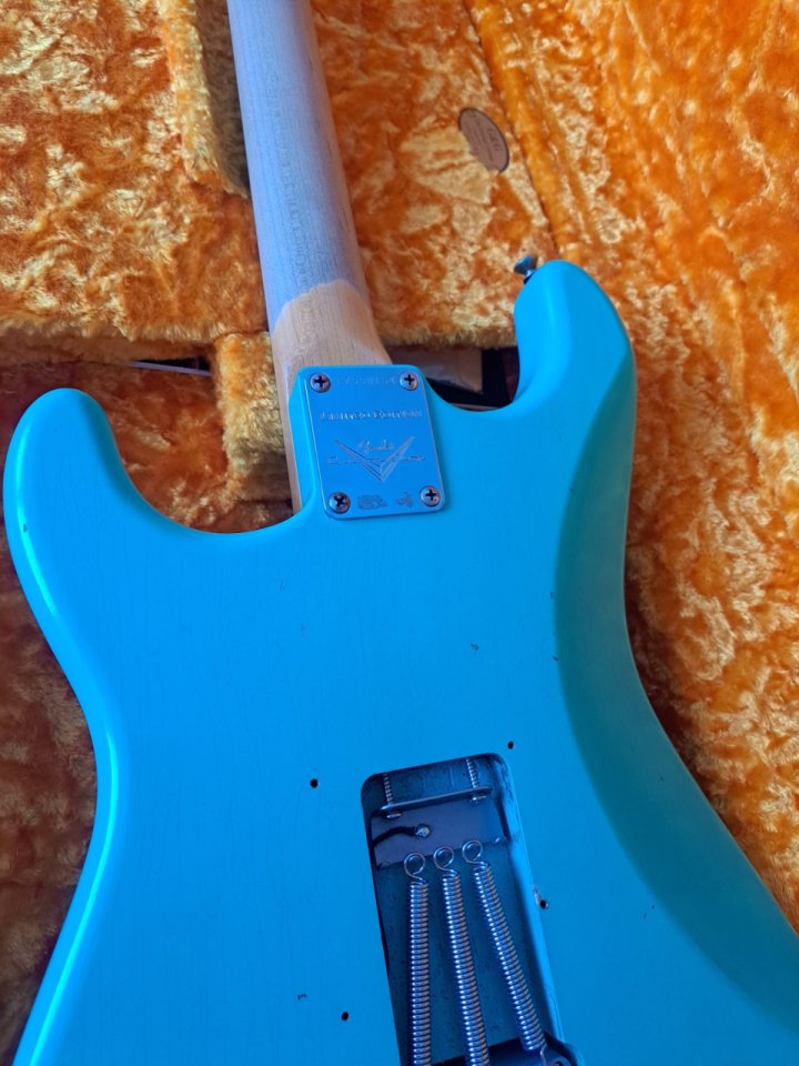 Fender Stratocaster CS 59 Limited Edition Journeyman Seafoam Green de segunda mano · Foto 5 de 10 · Madrid · 3500 €