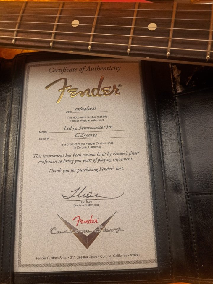 Fender Stratocaster CS 59 Limited Edition Journeyman Seafoam Green de segunda mano · Foto 7 de 10 · Madrid · 3500 €