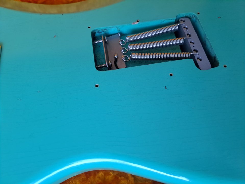Fender Stratocaster CS 59 Limited Edition Journeyman Seafoam Green de segunda mano · Foto 10 de 10 · Madrid · 3500 €