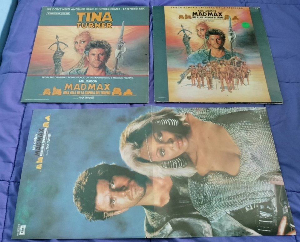 Mad Max - MAS ALLÁ DE LA CUPULA DEL TRUENO - LP + SINGLE