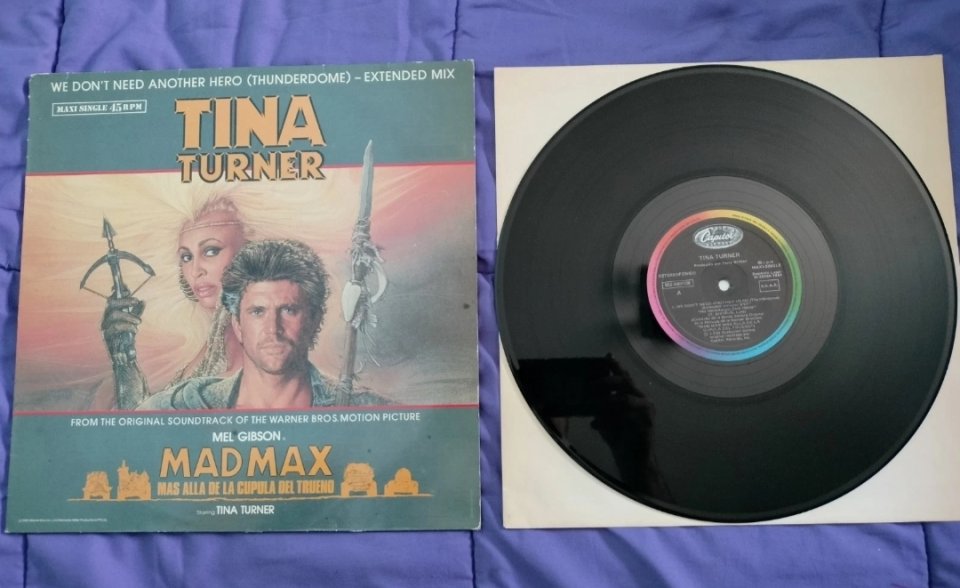 Mad Max - MAS ALLÁ DE LA CUPULA DEL TRUENO - LP + SINGLE