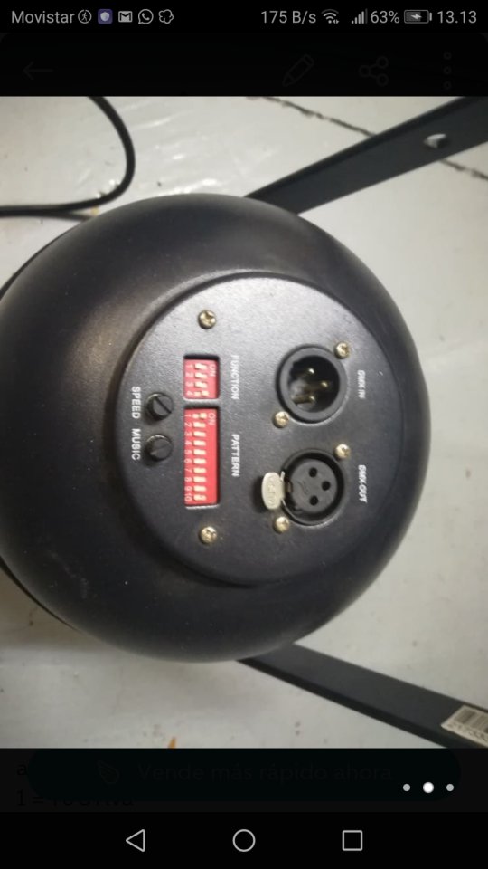 3 par led Stairville 36 x 3w