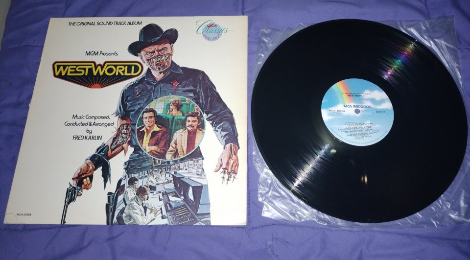 Westworld The Original Soundtrack Album Vinyl LP Fred Karlin