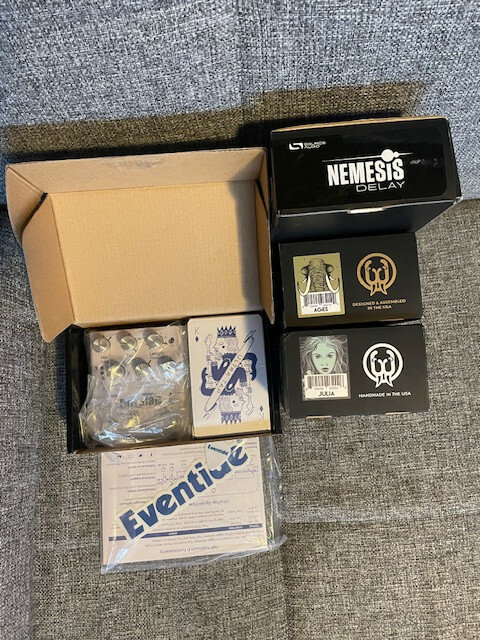 Pedales efecto guitarra Eventide, Nemesis, Walrus