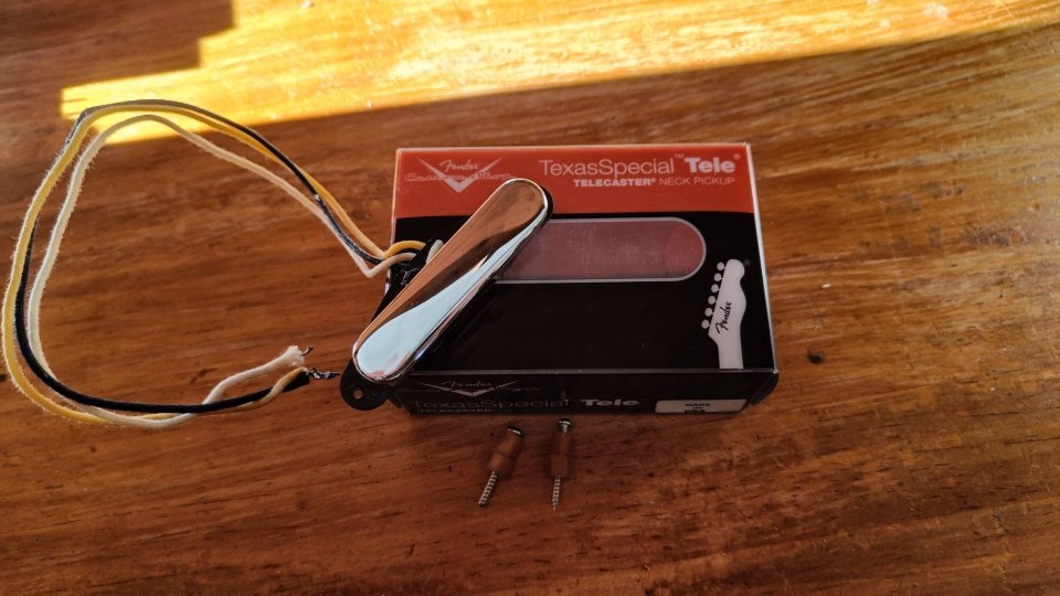 Pastilla Fender Texas Special telecaster mástil.