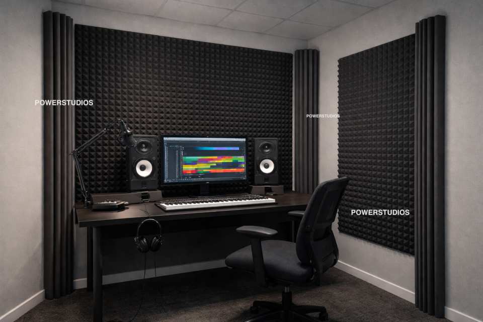 4 trampas de graves acoustic sono`100x20x20  `en stock envío incluido`