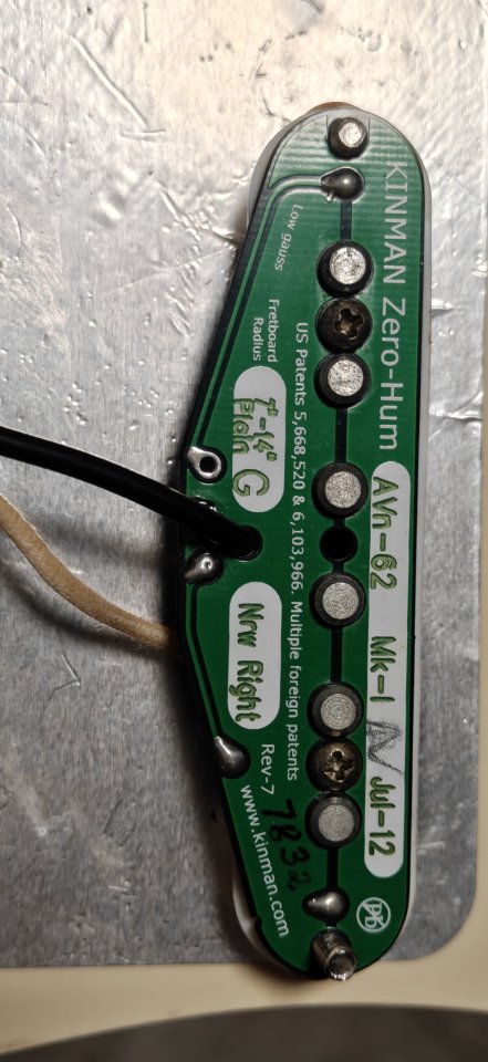 Kinman precableado pickguard de segunda mano · Foto 3 de 6 · Las Palmas · 450 €